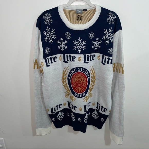 Miller Lite Sweaters Miller Lite Beer Christmas Fall Winter
